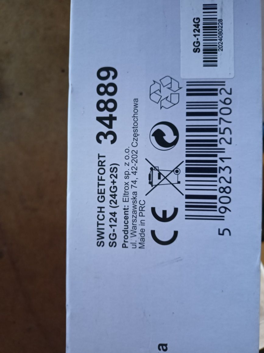 Network Switch Getfort sg124
