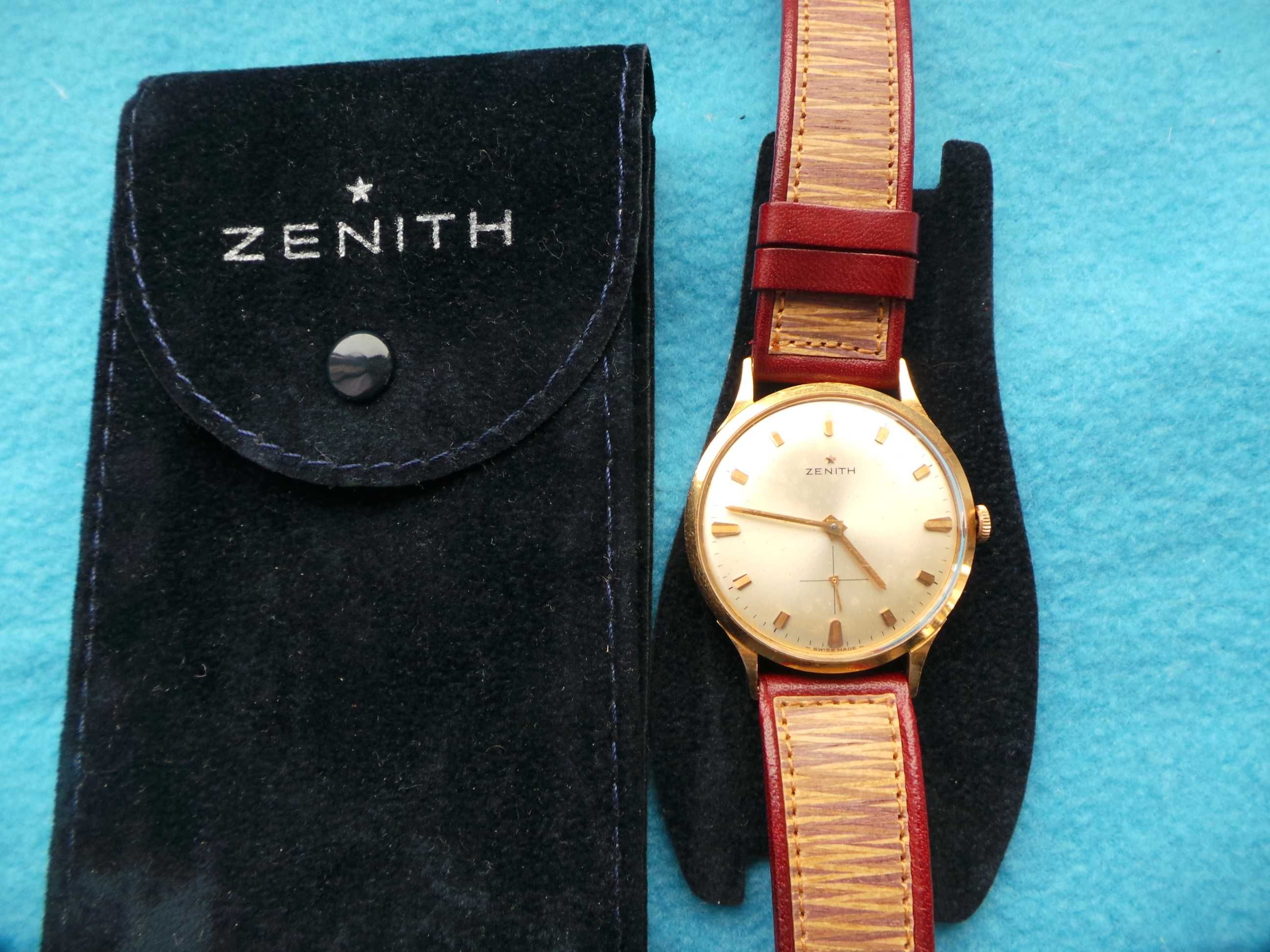 złoty zegarek zenith 18k