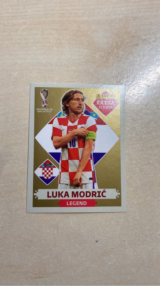 Luka Modrić legend Gold Extra sticker