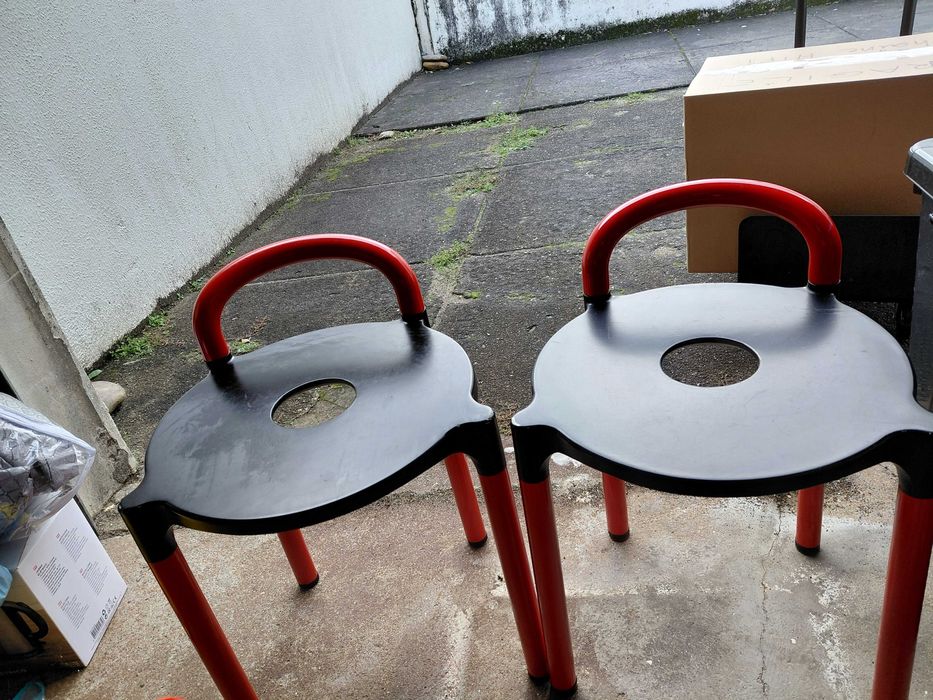 Conjunto de 4 bancos originais cozinha