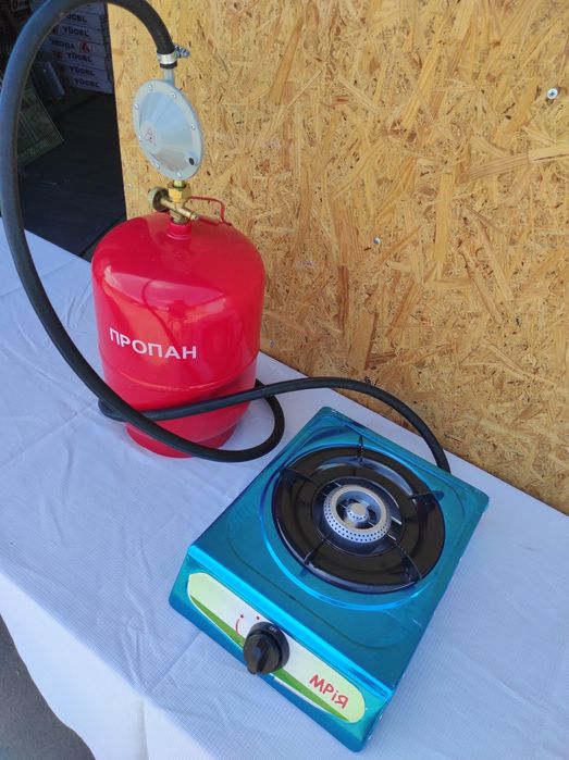 Газовая настольная плитка 1 - о камфорная нержавейка