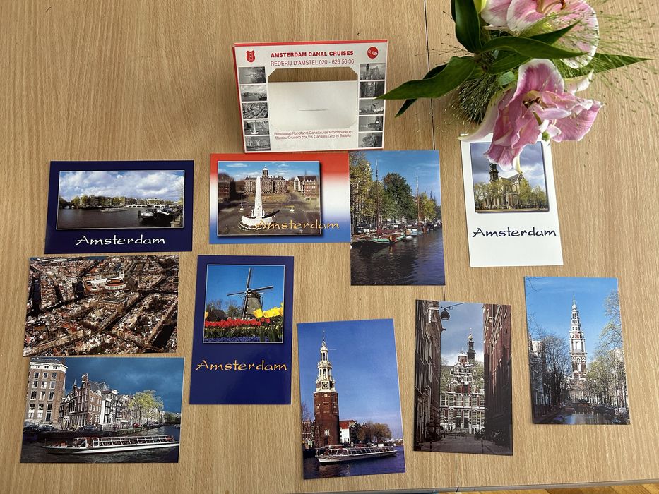 PRL pocztówki Amsterdam 10sztuk