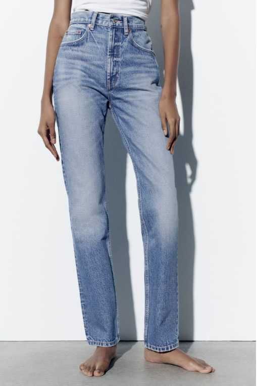 Актуальні джинси zara straight fit 38 розмір нові з бірками
