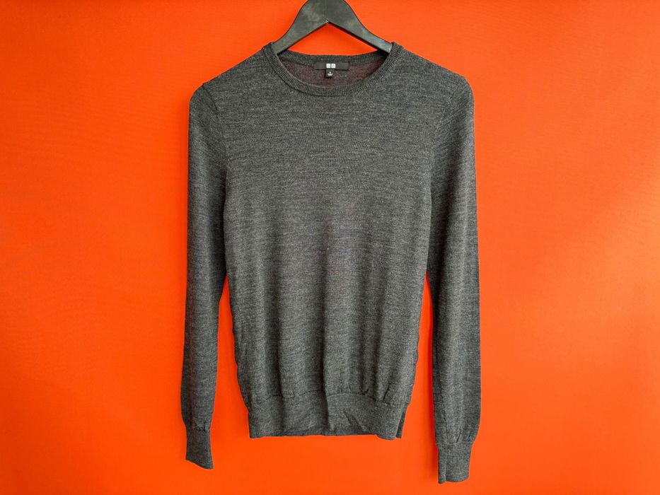 Uniqlo Wool чоловічий шерстяний світер светр джемпер кофта розмір S
