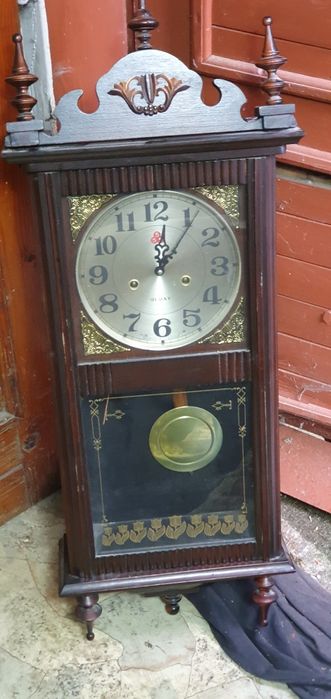 Zegar skrzynkowy, skrzyniowe nakręcany 555 Shanghai #vintage #retro