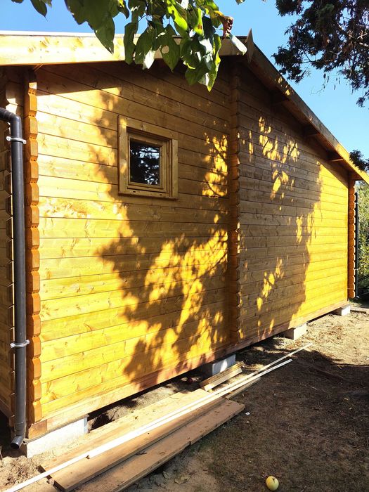 Drewniane Historie-Drewniany domek Relax 33m2 / Dostępny od ręki !