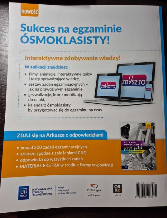 Egzamin ósmoklasisty. Język polski. Repetytorium. Klasy 4–8