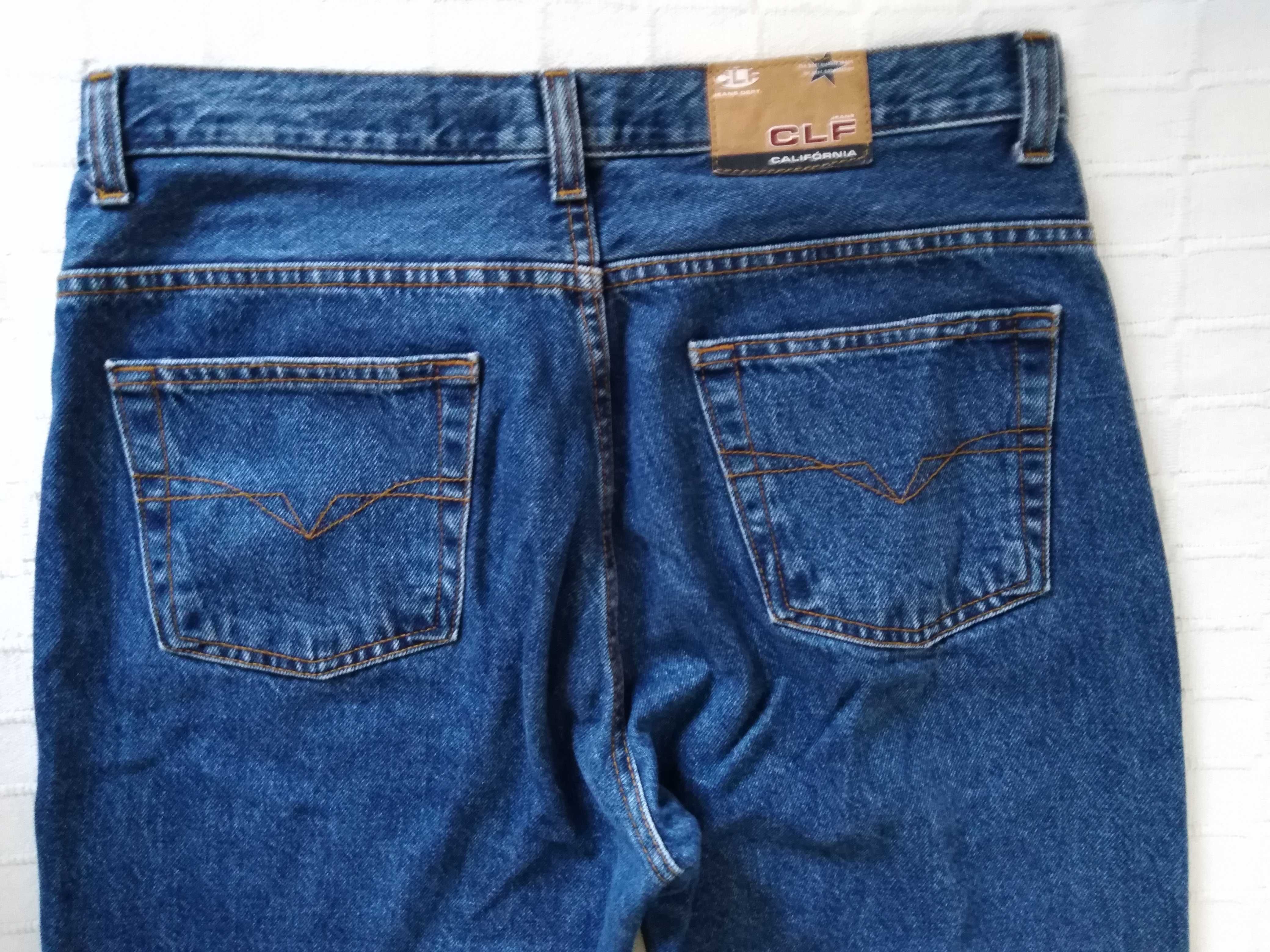 Calças Ganga Azuis CLF Jeans By Diesel W34 PT44