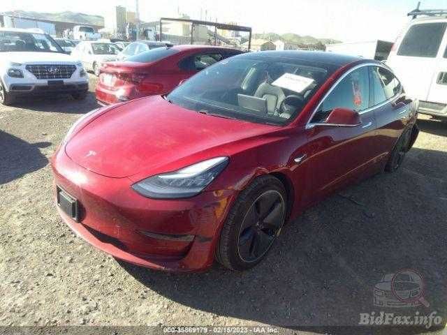 Разборка Tesla 3 Performance бампер капот фары двери крыло крышка