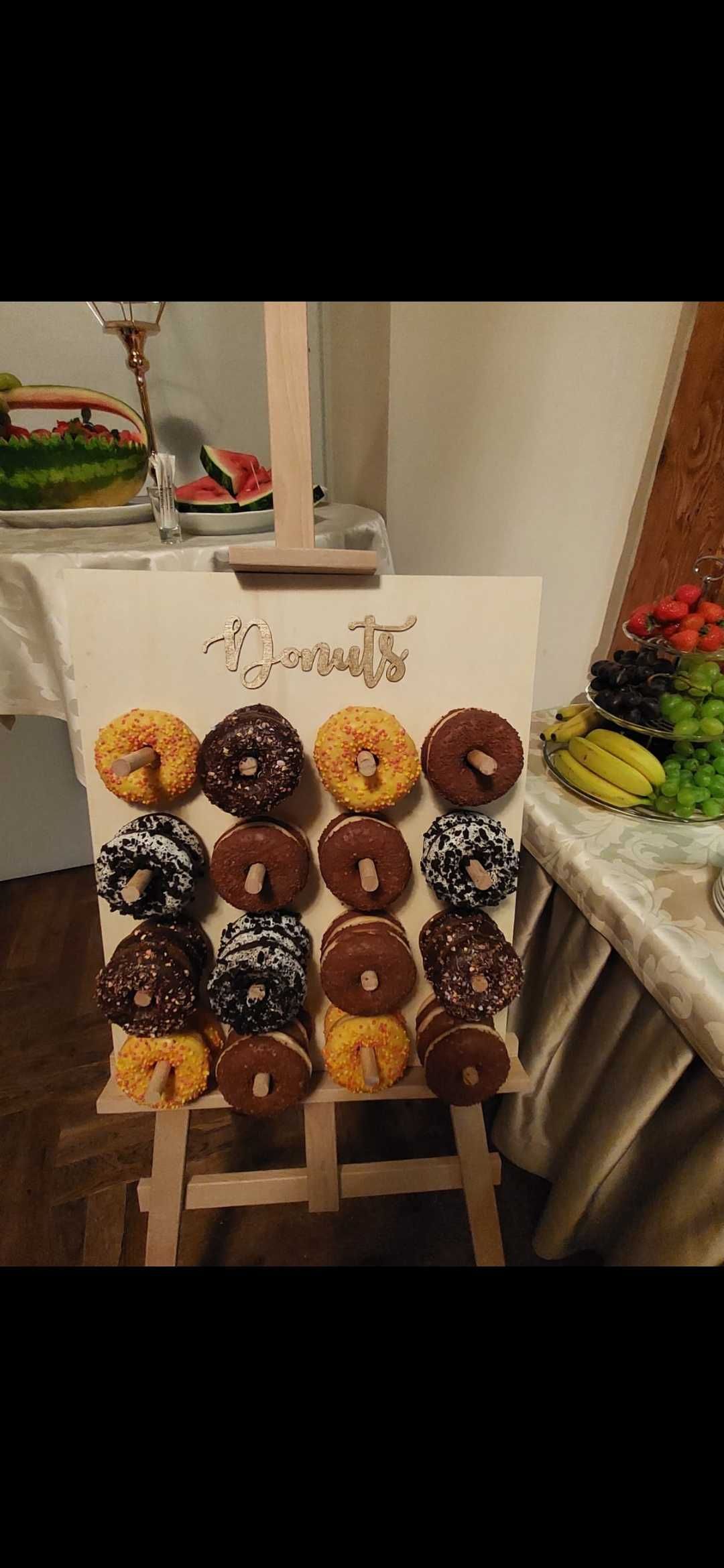 Ścianka na donuty, pączki