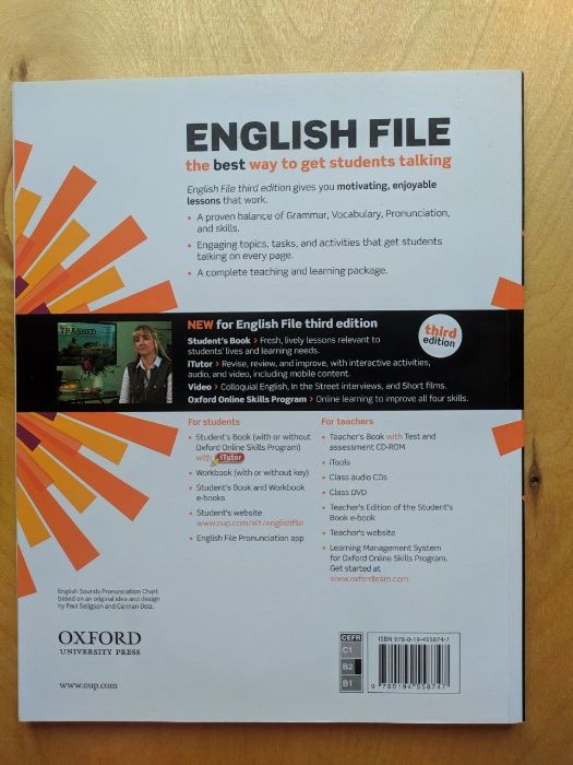 Учебник "Englich file" 2 тома