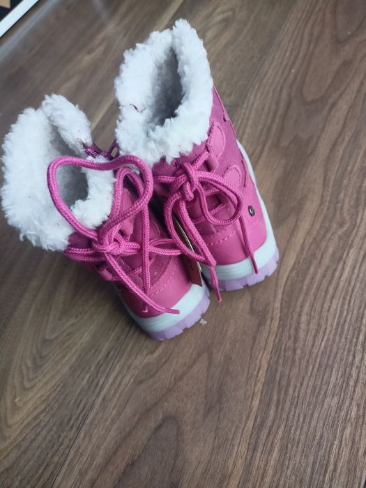 Nowe buty zimowe kozaki dziewczęce 25 skórzane Lasocki ccc