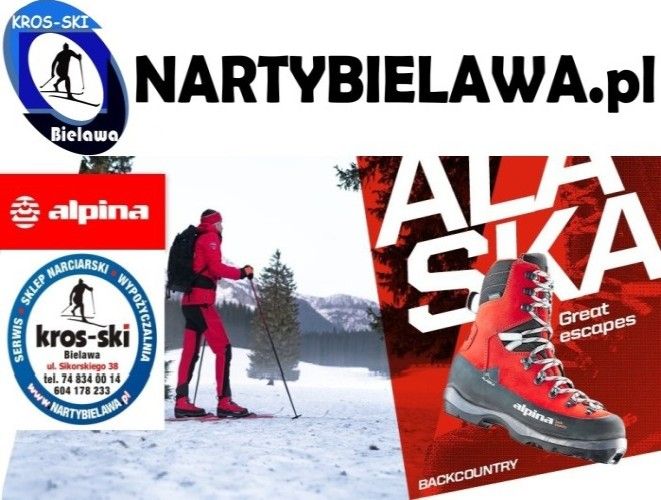 Narty biegowe buty BC BACKCOUNTRY Alpina Alaska, Wyoming, BC1600