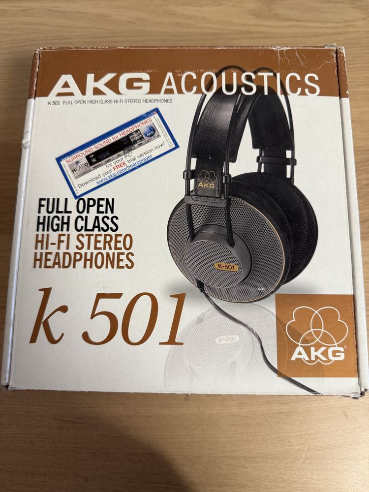 Навушники hi-fi AKG K-501 дротові