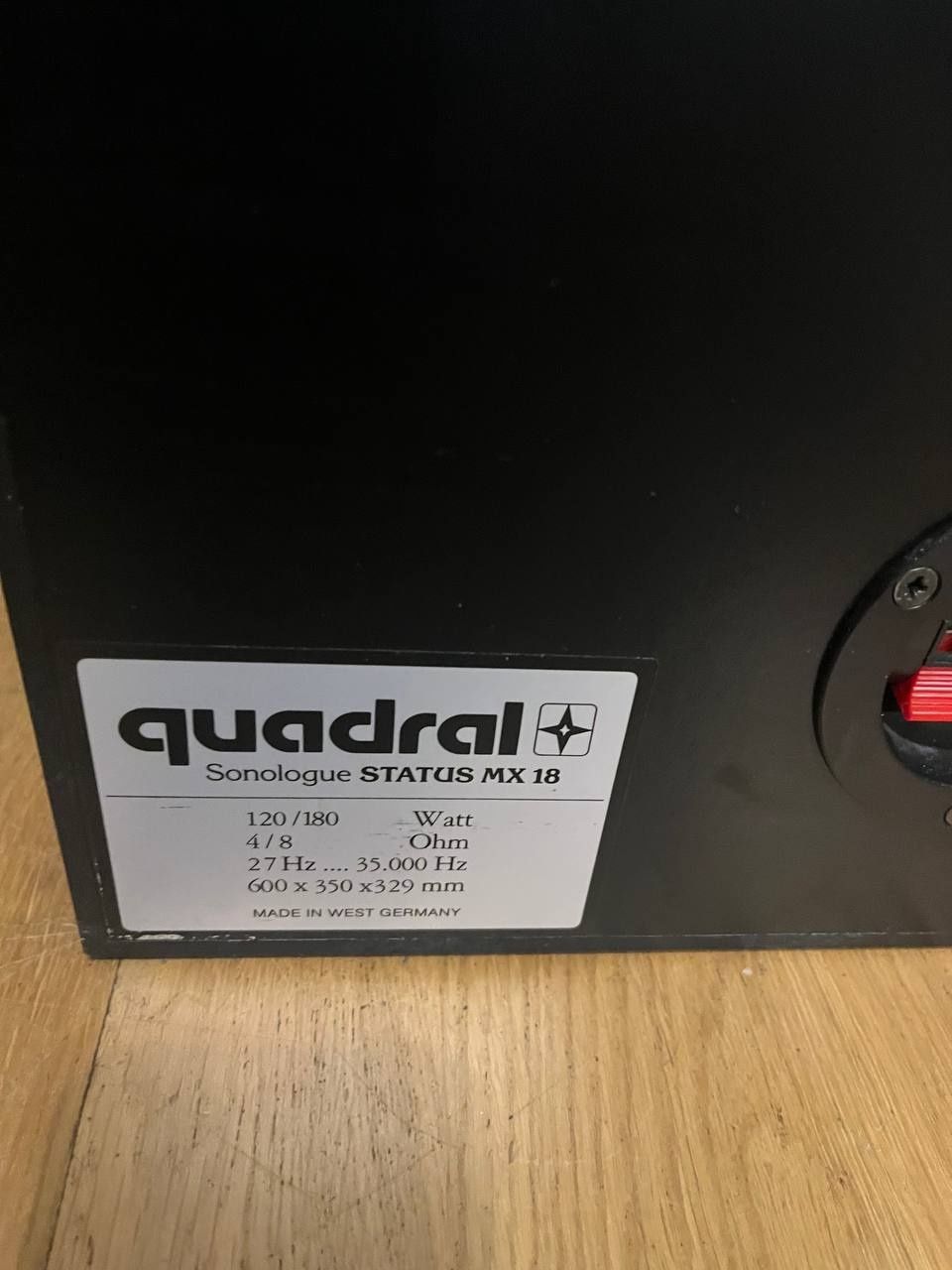 Акустика колонки QUADRAL STATUS MX 18