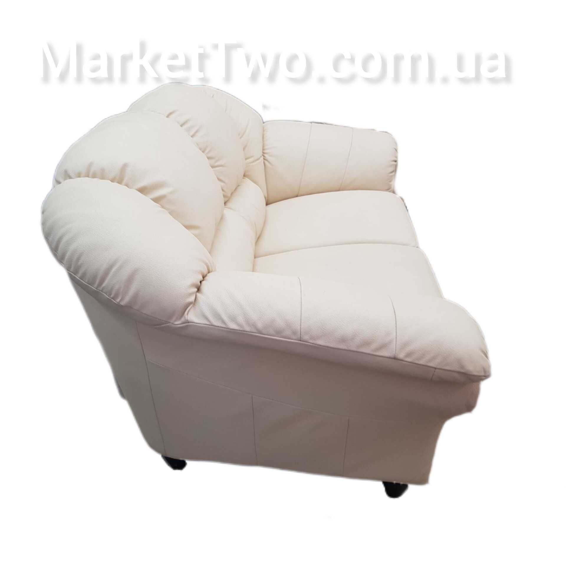 Кожаный гарнитур:диваны тройка и  двойка, б/у Natuzzi, Италия (010701)