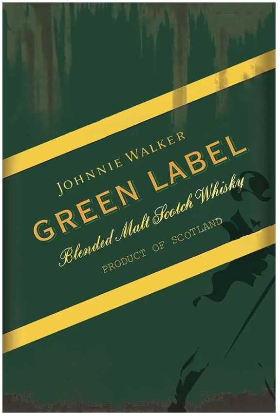 Placas decorativas retro, novas, de Johnnie Walker, 30 x 20 cm.