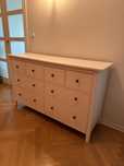 Komoda Ikea Hemnes biała bejca 8 szuflad