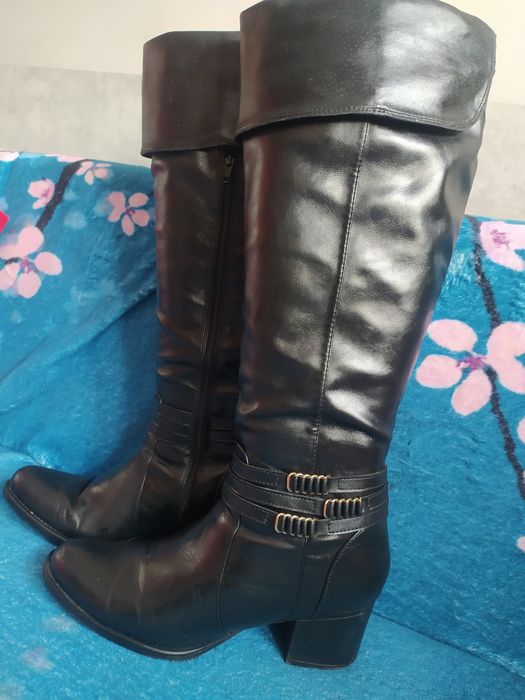 Wysokie kozaki za kolano używane 44 rozmiar 29 cm