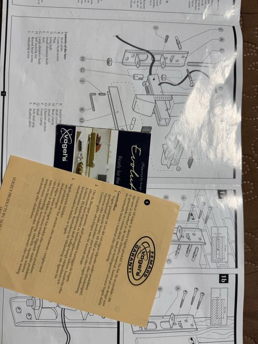 Кронштейн для колонок, кріплення  для акустики Vogels VLB 200 B