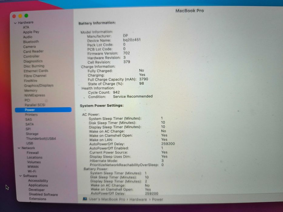 MacBook Pro Lato 2013, 8 GB RAM, 128 GB SSD