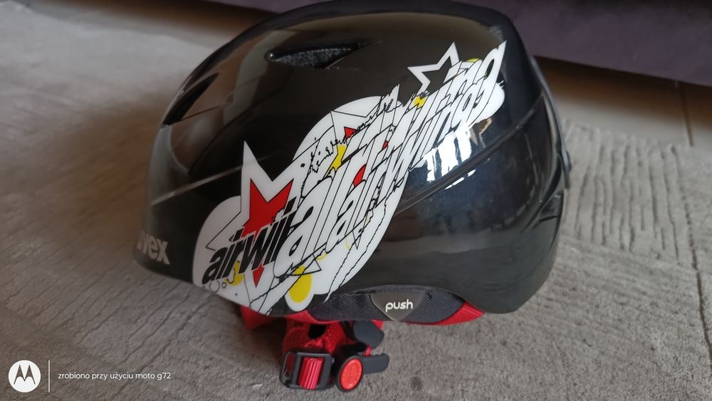 Kask narciarski Uvex+gogle