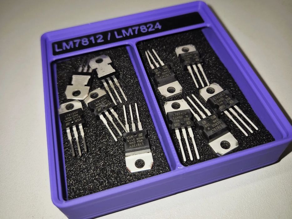 Caixas Gridfinity para Circuitos Integrados Série LM