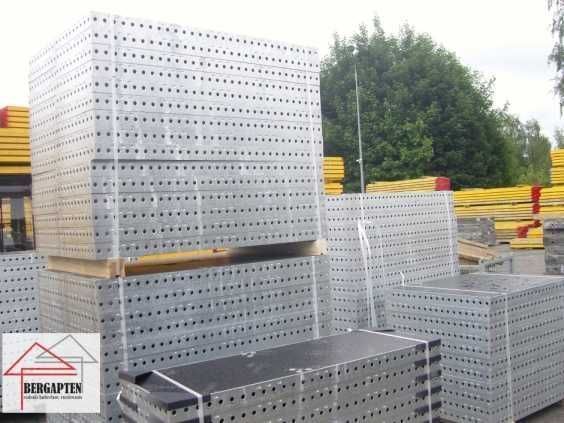 Szalunek ścienny fundament, lekki. Kompletny 38 mkw szalunek Tekko
