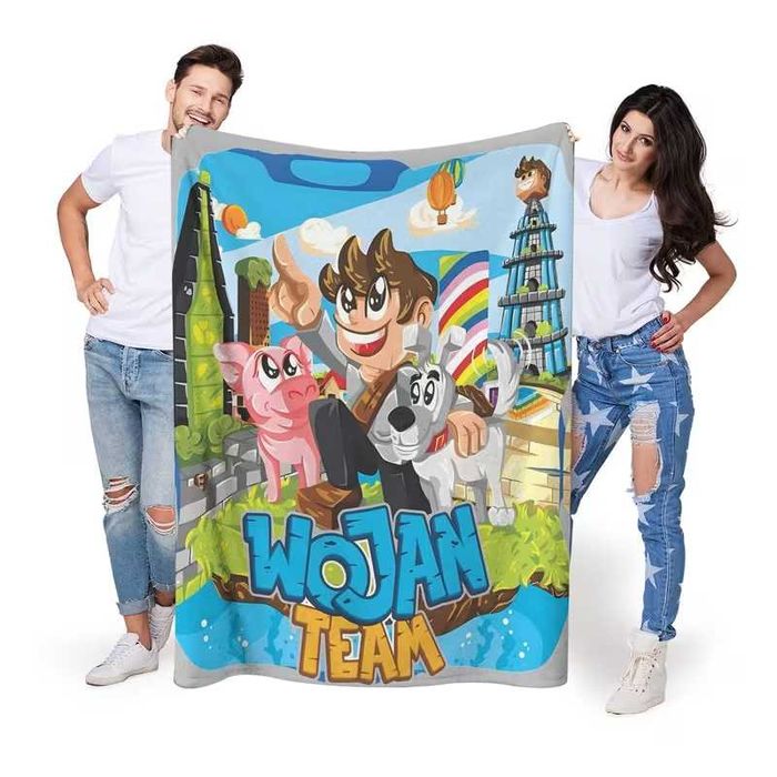 Nowy koc flanelowy Wojan