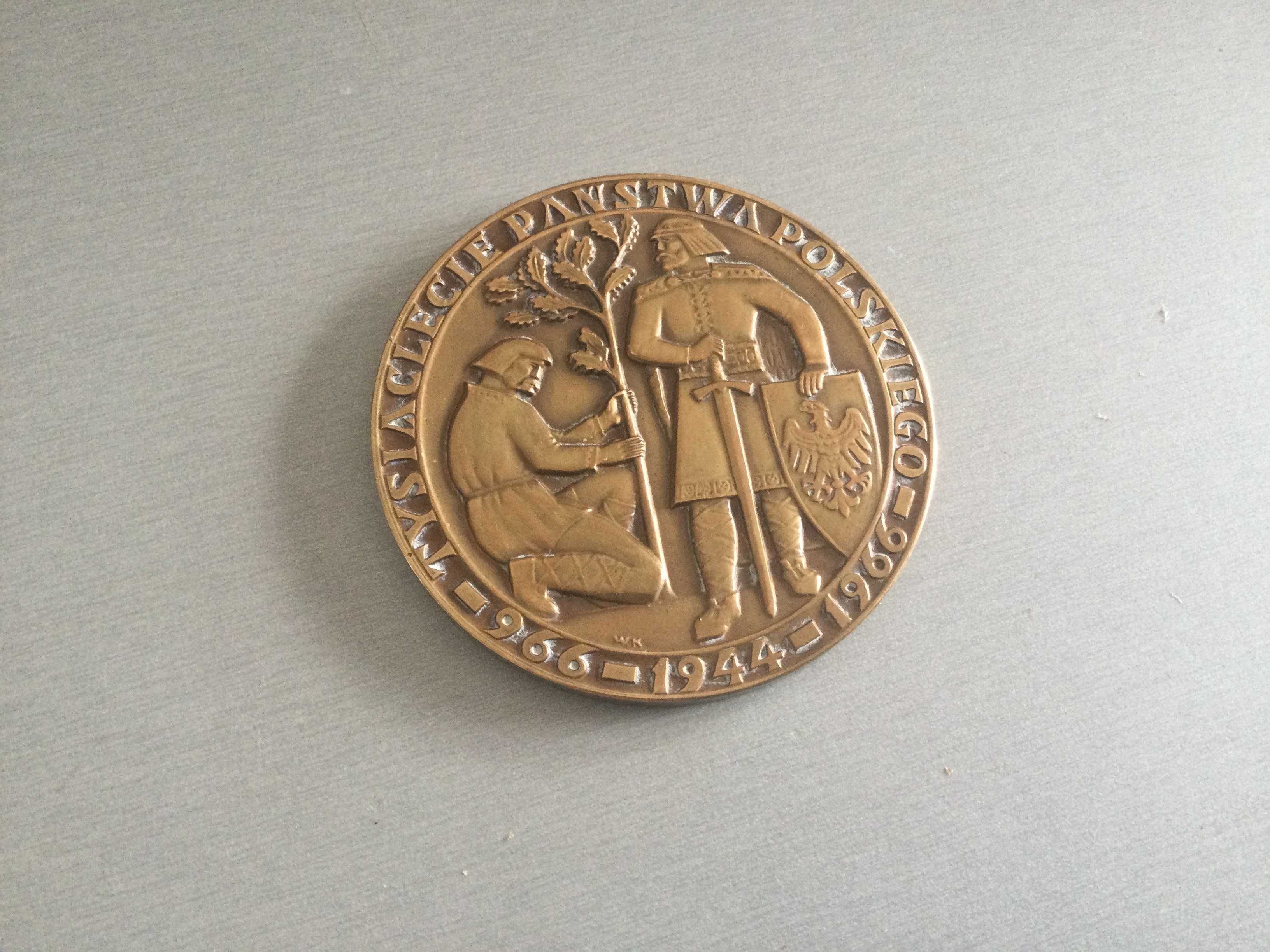 Medal kolekcjonerski Tysiąclecie Państwa Polskiego 1966