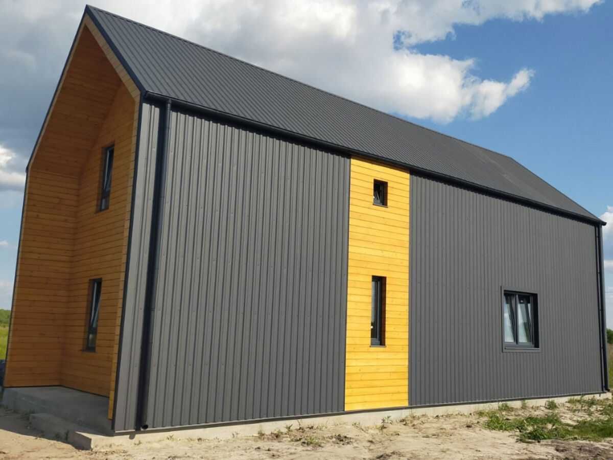 Будівництво будинку двоповерховий із СІП панелей СИП дом Тернопіль