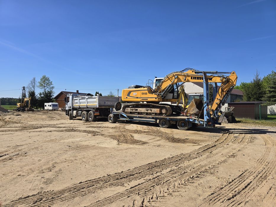 Beton Suchy Stabilizacja, Pospółka, Piasek Siany ,Ziemia, Minikoparka