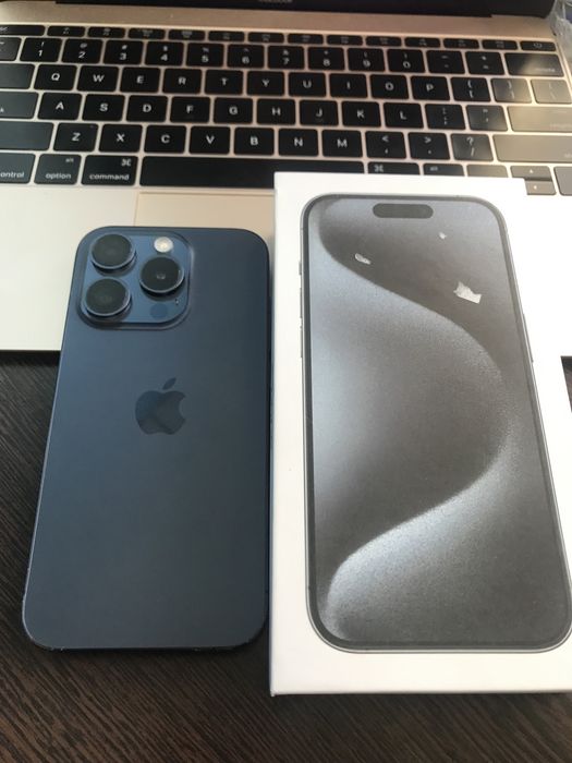 Apple iphone 15 Pro 256Gb Blue Titanium Фіз сім