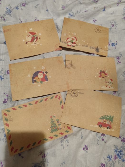 Лист Миколаю чи Діду Морозу з конвертом