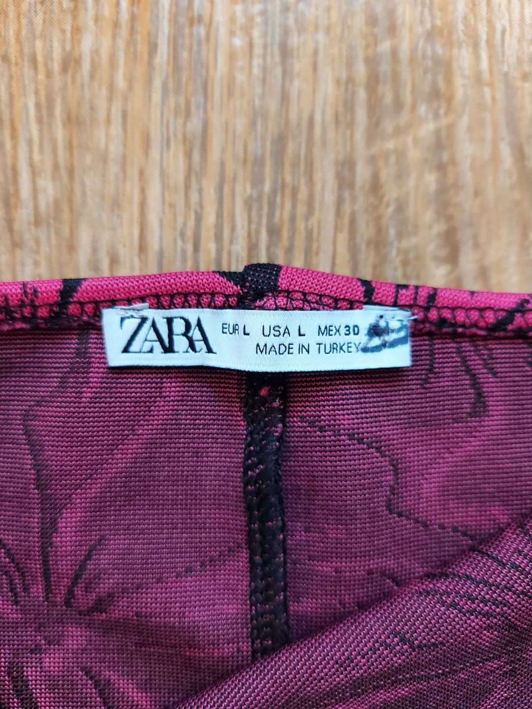 ZARA красива яскрава жаккардова сукня міді на тонких бретельках, р. L