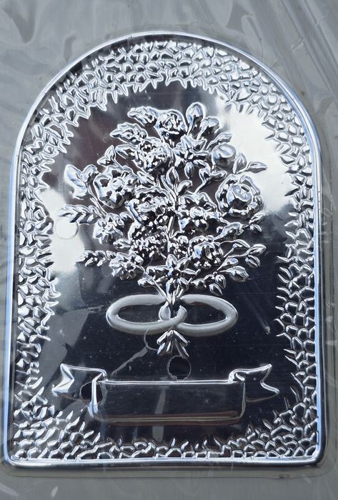 Álbum de casamento com apliques de prata 0.925