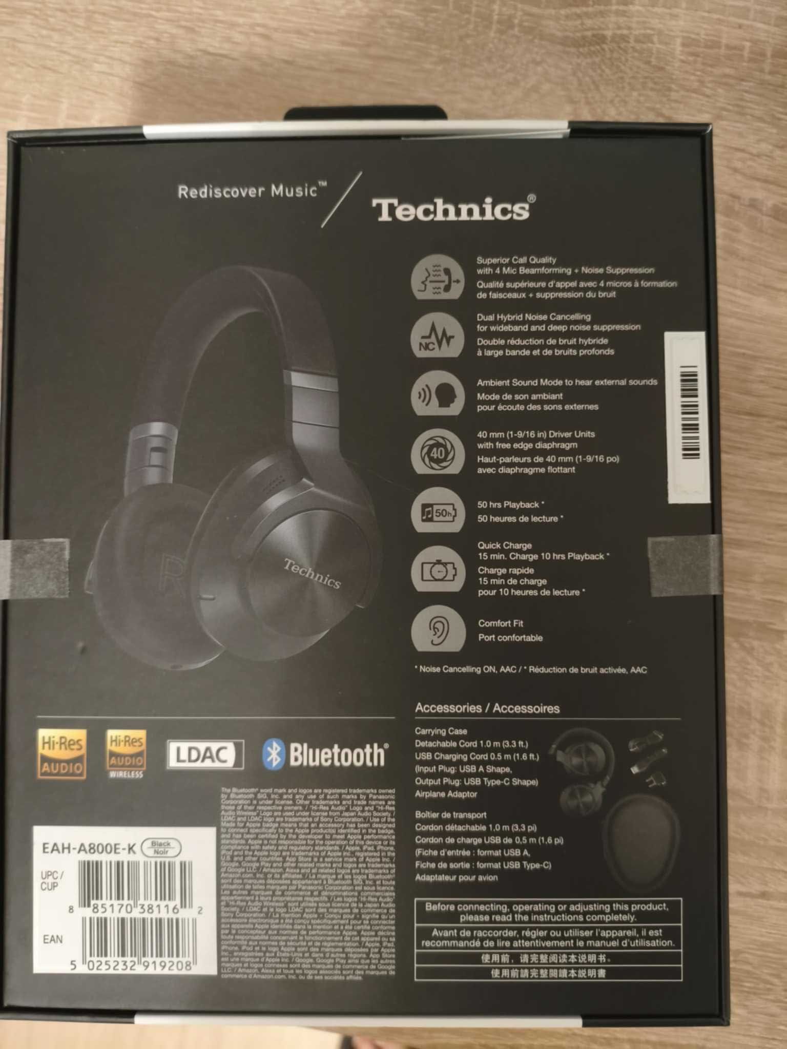 Słuchawki TECHNICS A800