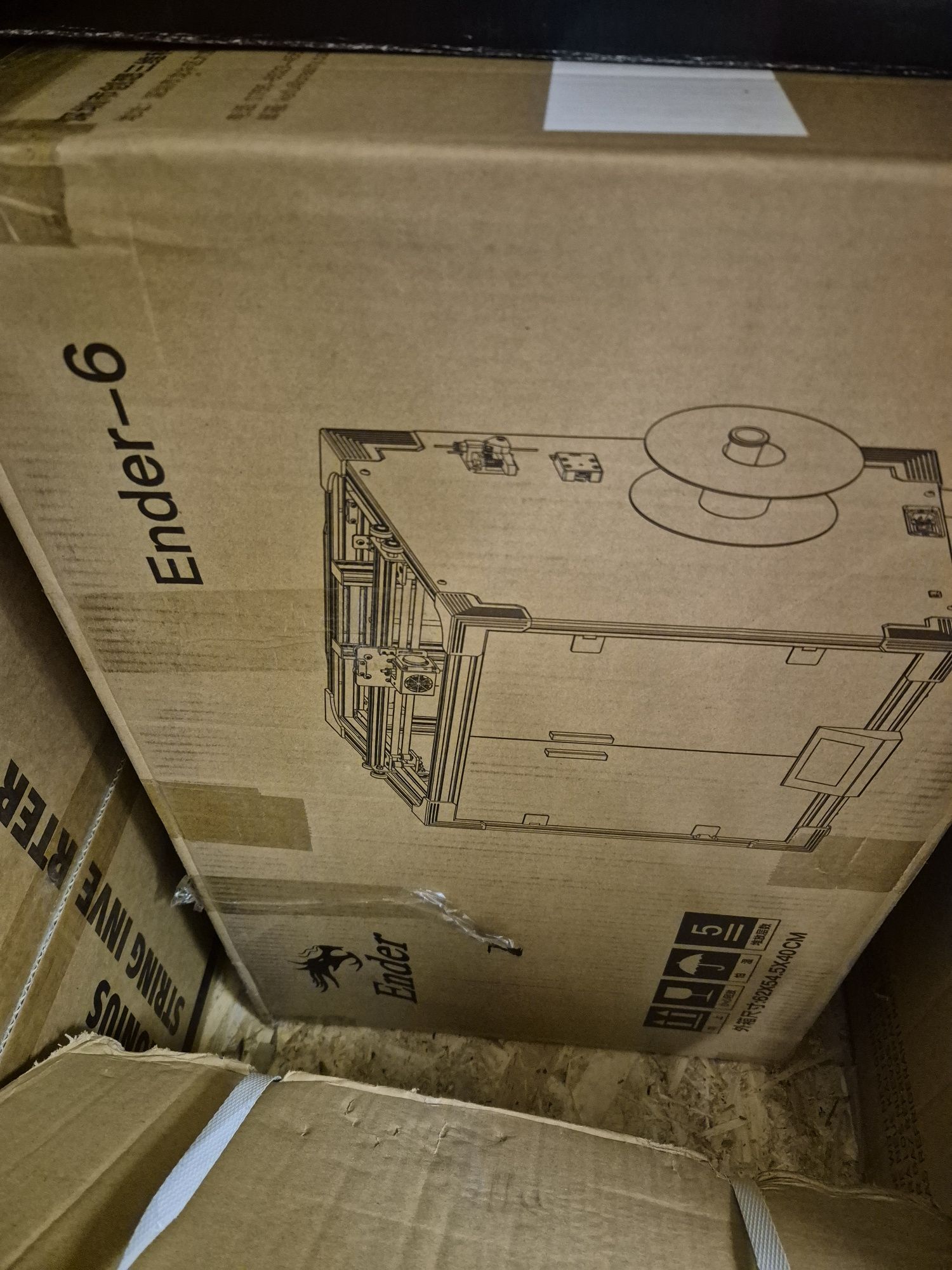 Drukarka 3d creality ender 6 PLA duża zamykana mało używana