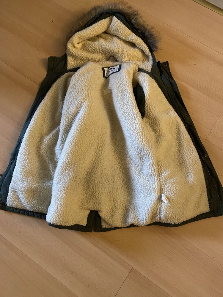 Kurtka parka zimowa chlopieca 146