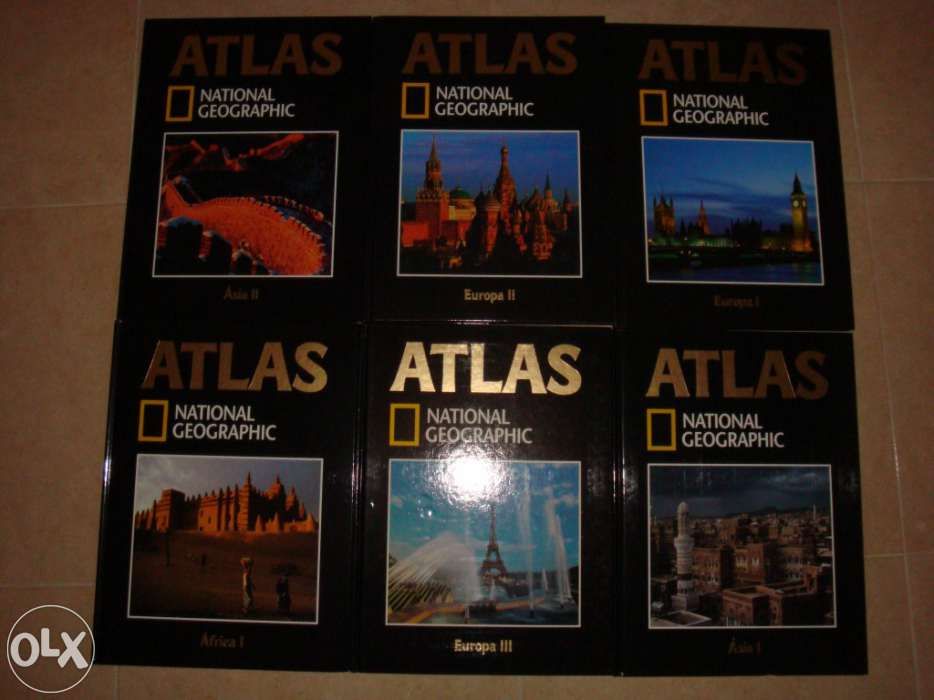 Atlas National Geographic estado novo 24 livros