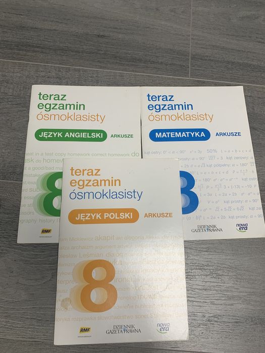 Arkusze do egzaminu ósmoklasisty