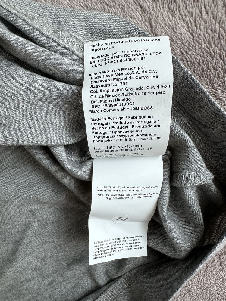 Koszulka męska HUGO BOSS Green L - XL Regular Fit