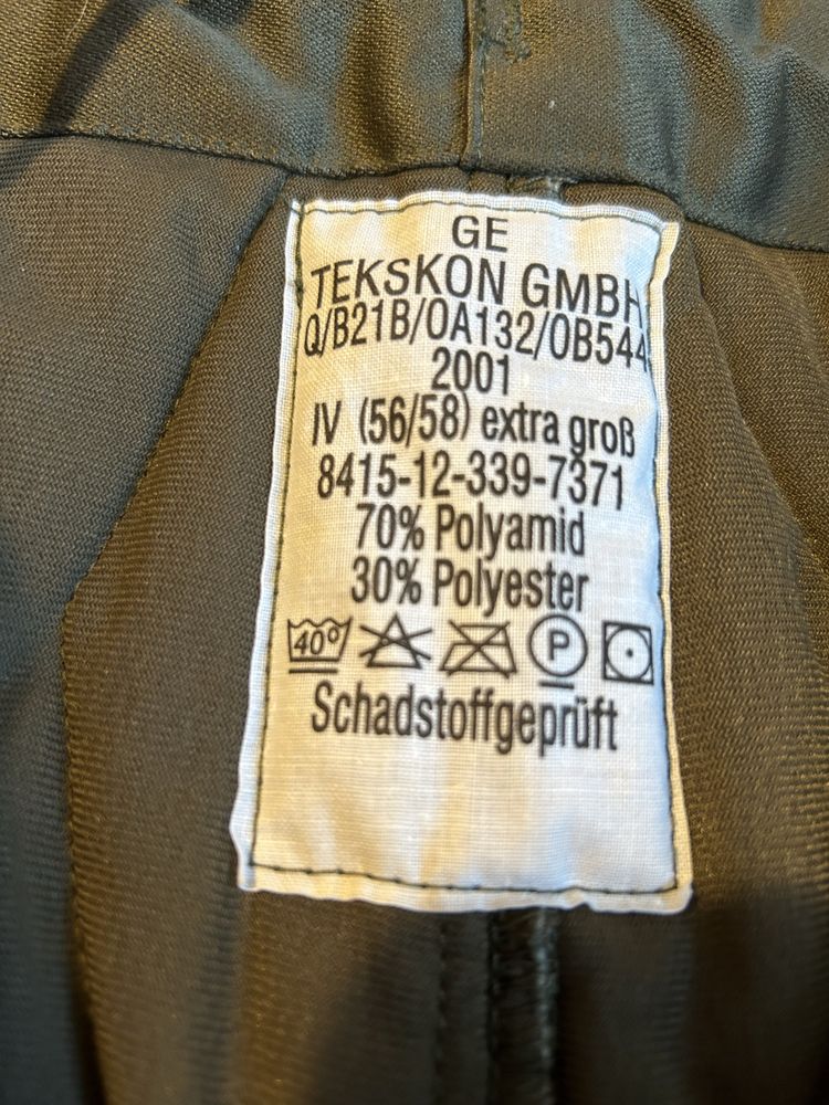 Komplet Goretex Bundeswehra z ocieplaczem rozmiar 56/58