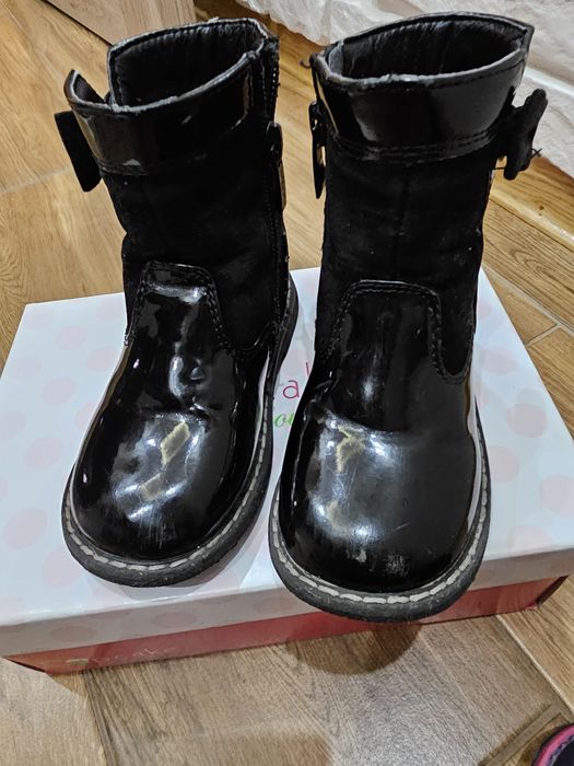 Botki dziewczęce 2 pary trzewiki zimowe 23