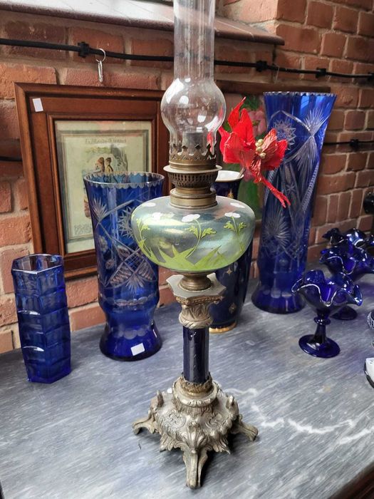 Stara lampa naftowa Schutz Marke