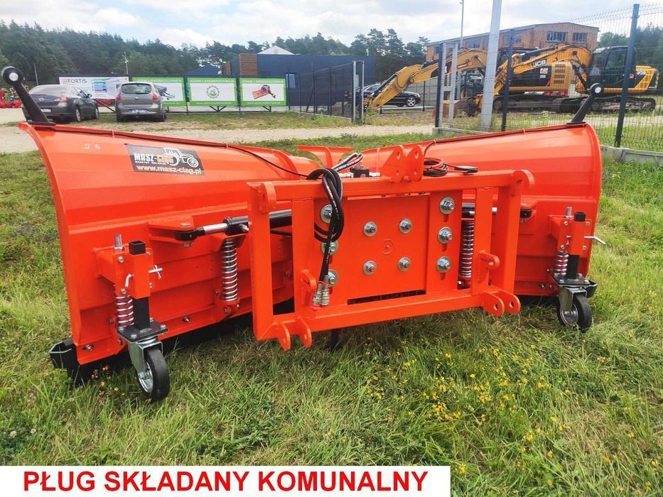 Pług śnieżny do śniegu składany strzałka euroramka TUZ Tur ładowacz
