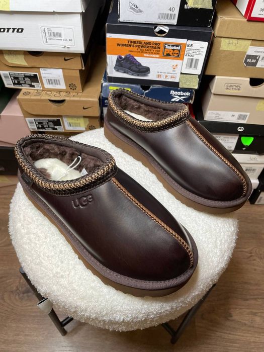 Тапочки шкіряні UGG Tasman Lthr Regen. Оригінал!!! Розмір 40.