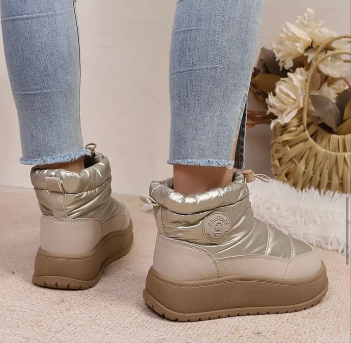 Чоботи сапоги дутіки жіночі зимові р.36/37