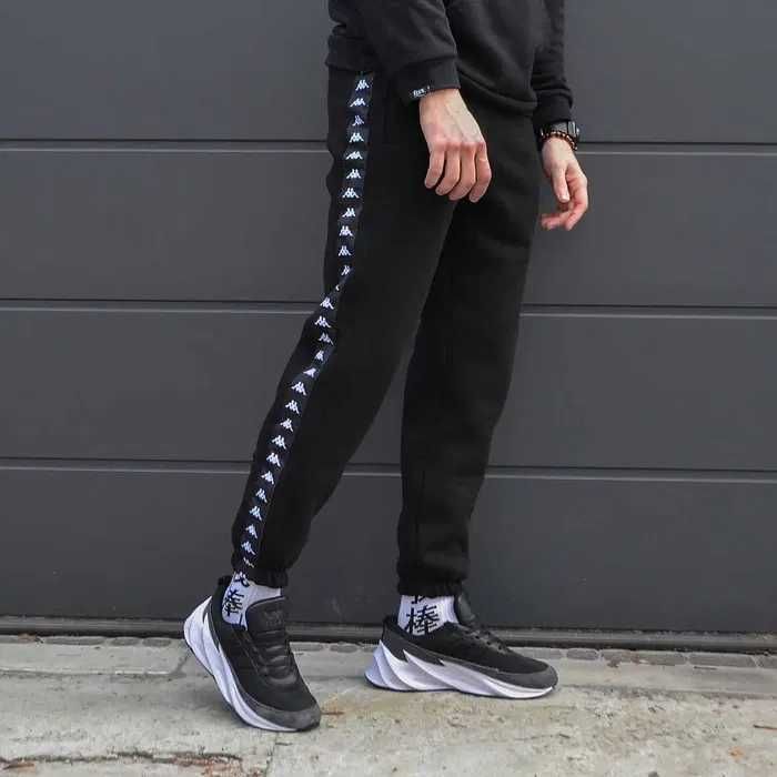 Спортивные штаны мужские ЗИМНИЕ Kappa Nike на флисе теплые