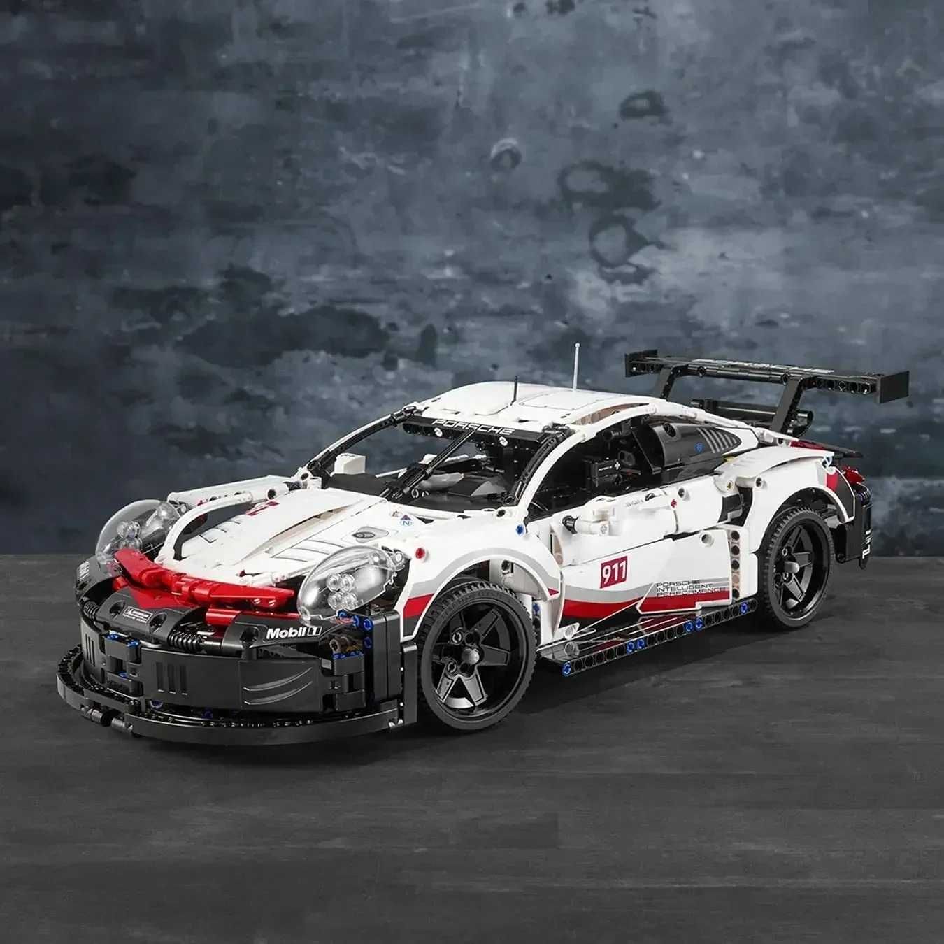 ‼️В КОРОБЦІ‼️Конструктор Porsche 911 RSR, Technic 42096 /двигуни